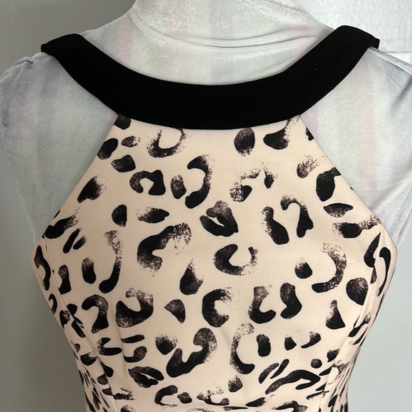 3/$20 Keepsake open back leopard skater dress - Picture 2 of 10